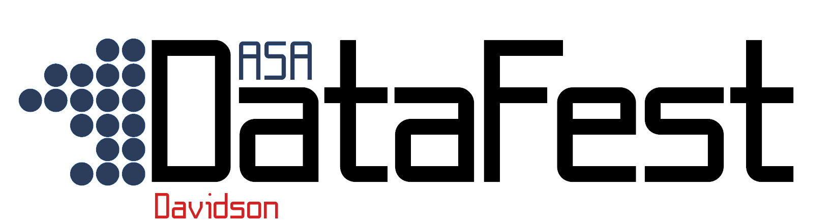 Official logo for Davidson College DataFest